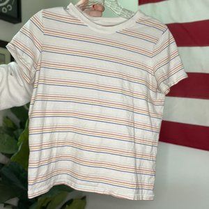 Madewell Striped Multicolor T-Shirt